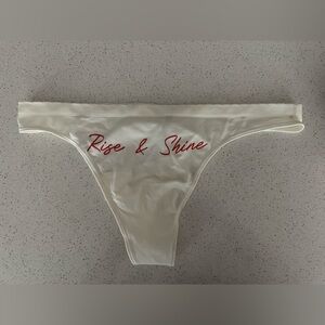 Anthropologie Rise & Shine L/XL thong new with tags